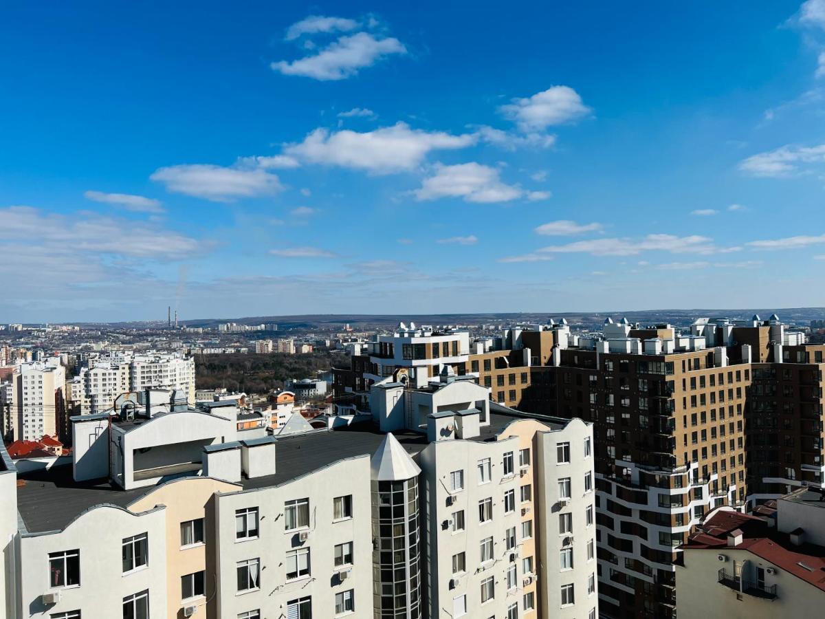 Comfortable Apartment With A Panoramic View تشيسيناو المظهر الخارجي الصورة